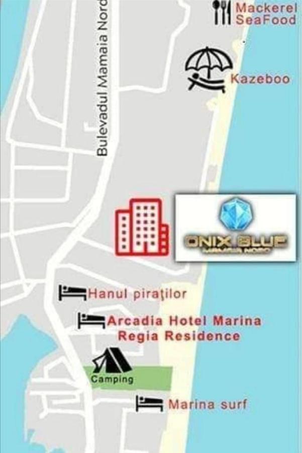 Estival Studio By Onix Blue Mamaia Nord Năvodari Zewnętrze zdjęcie